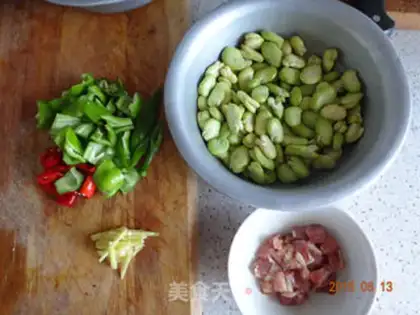 Make Fresh fried peas step 0