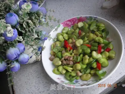 Make Fresh fried peas step 3