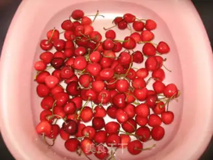 Make Cherry jam step 1