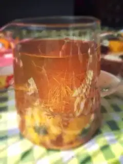 Make The hot dragon must drink both flowers step 4