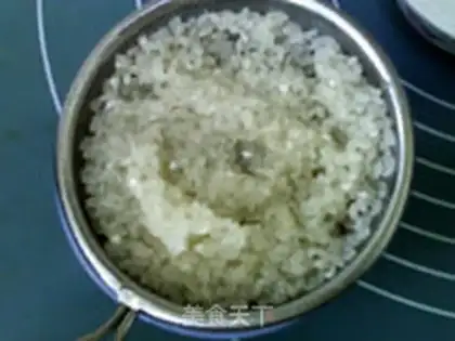 Make Lotus rice congee step 3