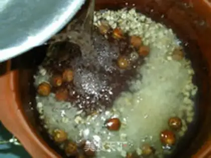 Make Lotus rice congee step 5