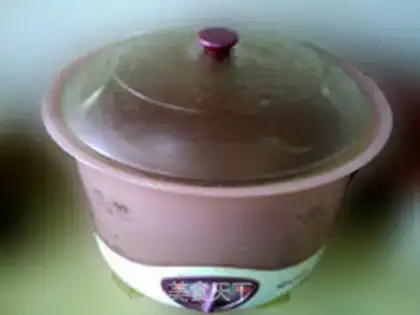 Make Lotus rice congee step 8