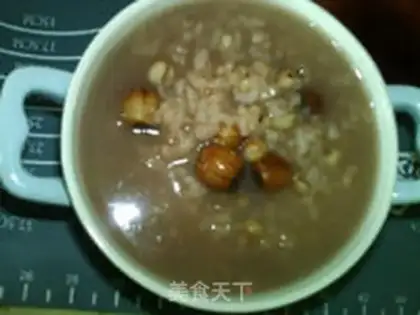 Make Lotus rice congee step 10