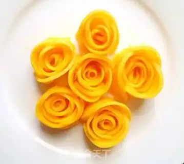 Make Mango flowers step 6