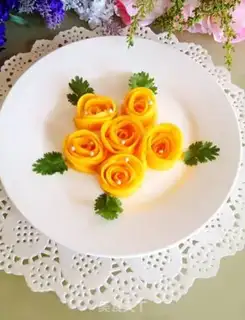 Make Mango flowers step 8