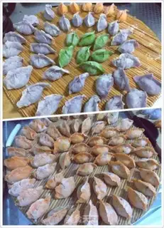 Make Colour dumplings step 4