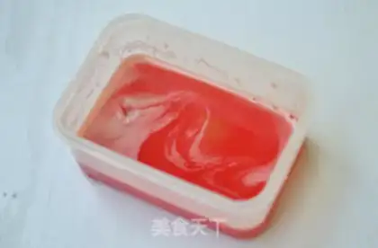 Make Milk watermelon pudding step 5