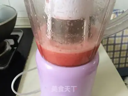 Make Mango watermelon double juice step 4