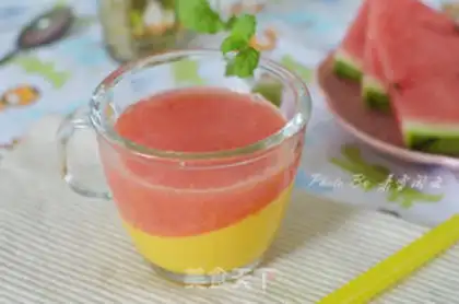 Make Mango watermelon double juice step 5