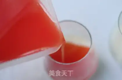 Make Milk watermelon pudding step 8