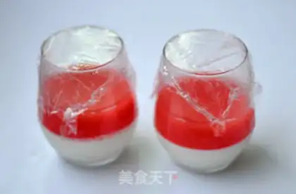 Make Milk watermelon pudding step 9