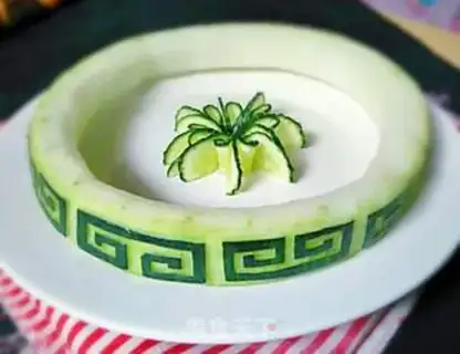 Make Sculpted by the winter melon step 4
