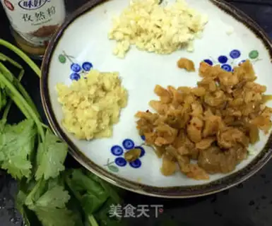 Make Double-faced tofu step 1