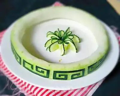 Make Sculpted by the winter melon step 5
