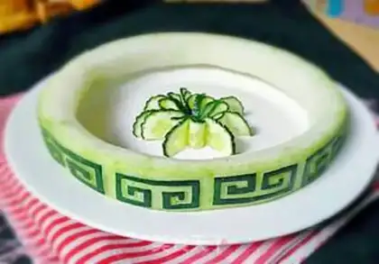 Make Sculpted by the winter melon step 6