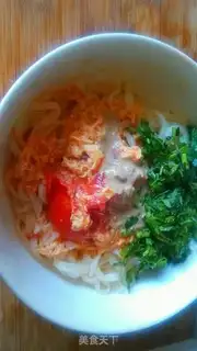 Make Tomato egg noodles step 5