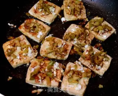Make Double-faced tofu step 4