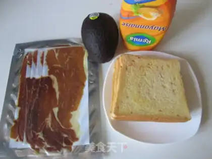 Make Ham butter and fruit toast step 0