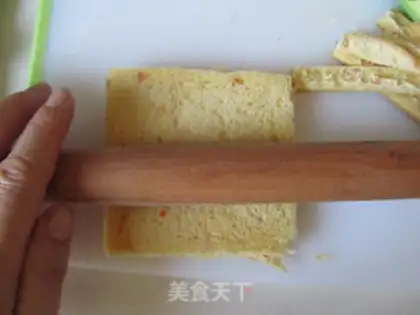Make Ham butter and fruit toast step 3