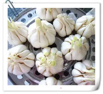 Make Double pickled garlic step 1