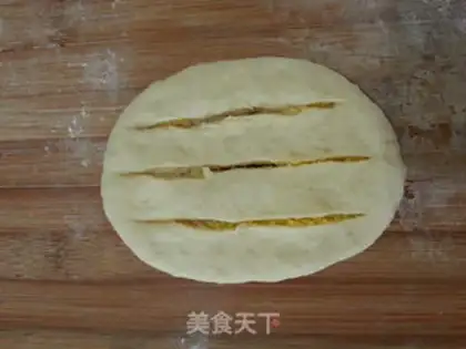 Make Puffed coconut bread step 6