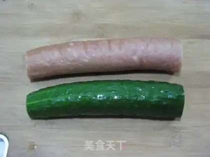 Make Red sausage sushi step 6