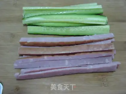 Make Red sausage sushi step 7