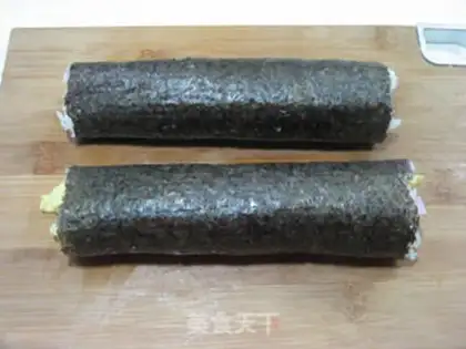 Make Red sausage sushi step 11