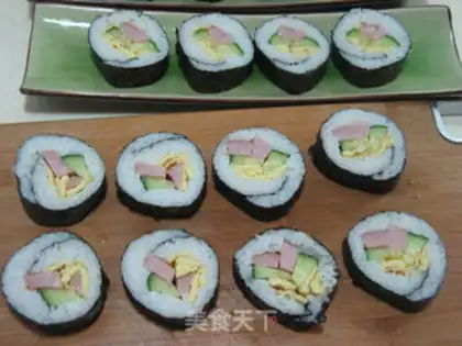 Make Red sausage sushi step 12