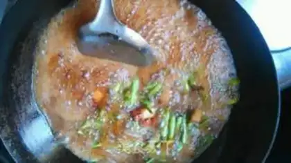 Make Bean bean noodle step 2