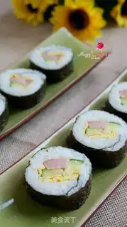 Make Red sausage sushi step 13