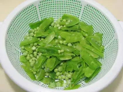 Make Clear the peas step 0