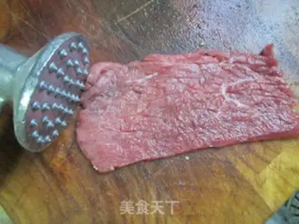 Make Beef roll step 1