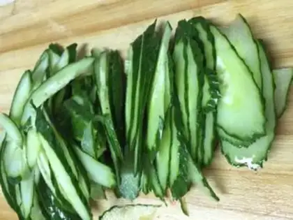 Make Egg cucumber step 2