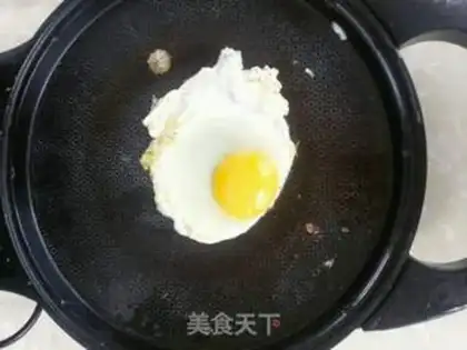 Make Pancake fried eggs step 2