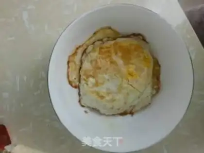 Make Pancake fried eggs step 3