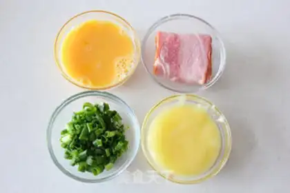 Make Bacon bread step 1