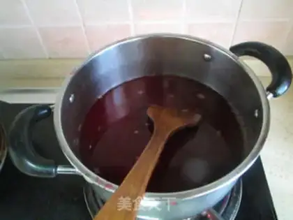 Make Ice cream and plum juice step 4
