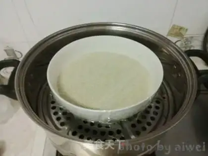 Make Green bean cake step 2