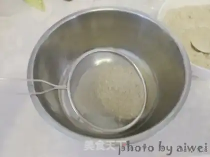 Make Green bean cake step 4