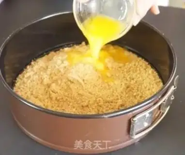 Make Caramel cheesecake step 1