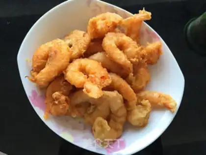 Make Fresh, soft, fried shrimp step 8