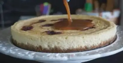 Make Caramel cheesecake step 10