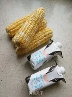 Make Milk corn juice step 0
