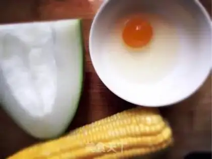 Make Pumpkin pickled corn soup step 0