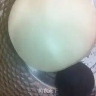Make Panda bean bag step 6