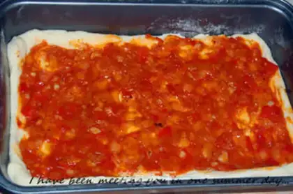 Make RED INTESTINAL PIZZA step 2