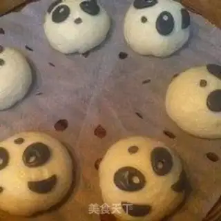 Make Panda bean bag step 13
