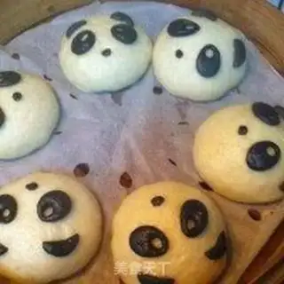 Make Panda bean bag step 14